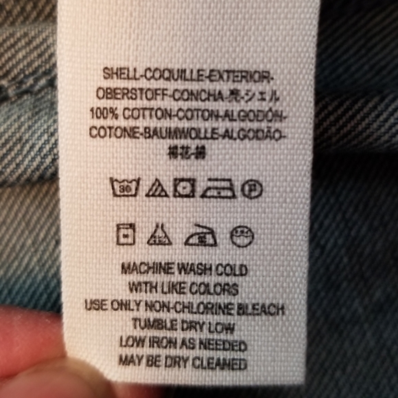 FREE PEOPLE NWT School Daze Tribal Denim Mini Button Fly Skirt. Size 4. Boho - Picture 7 of 7